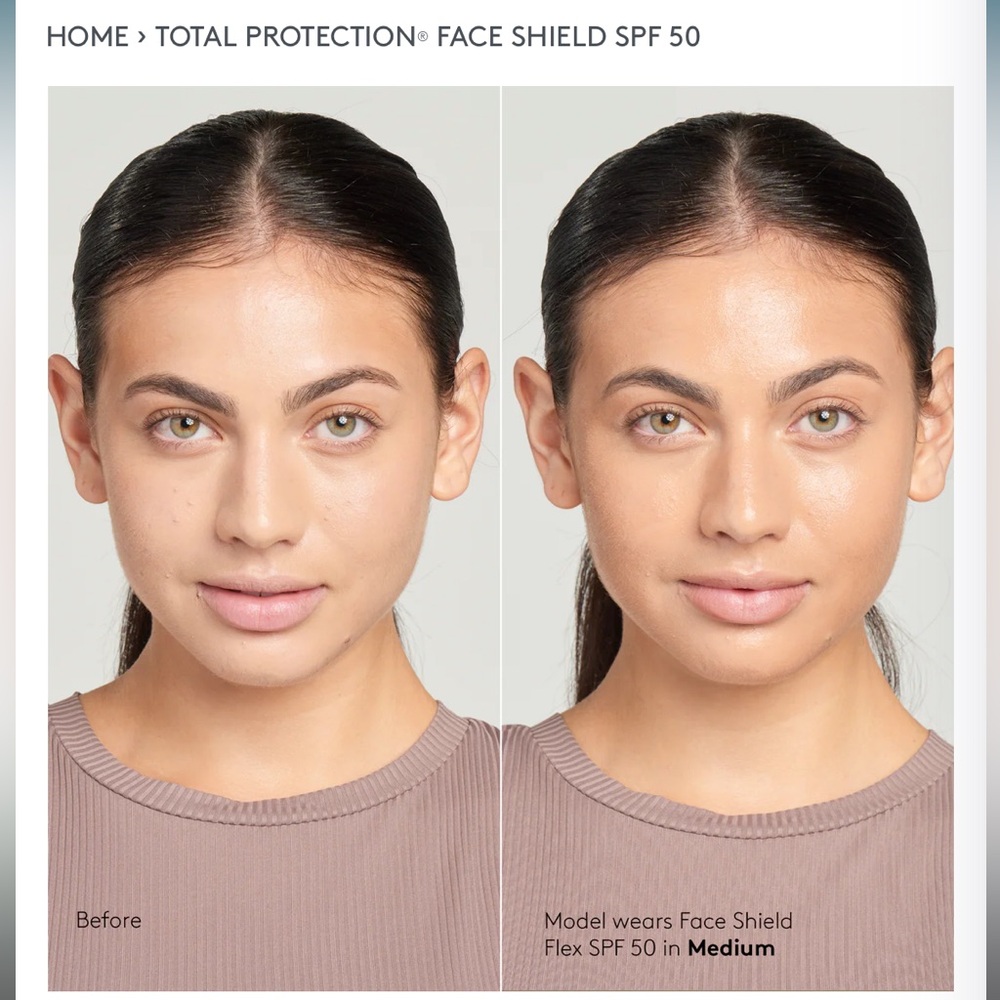 Sunforgettable Total Protection Face Shield Flex SPF 50 - colorescience medium - Picture 3 of 7